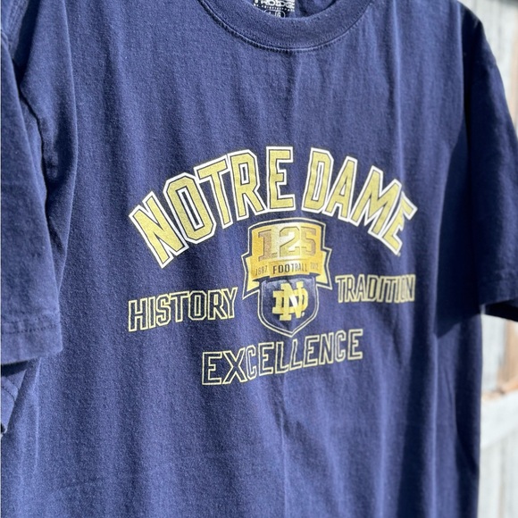Pro Edge Other - Vintage Notre Dame Men’s T-Shirt Large 125 years Football 2012 Fighting Irish